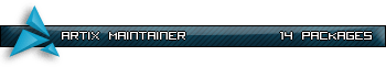 Artix maintainer userbar preview